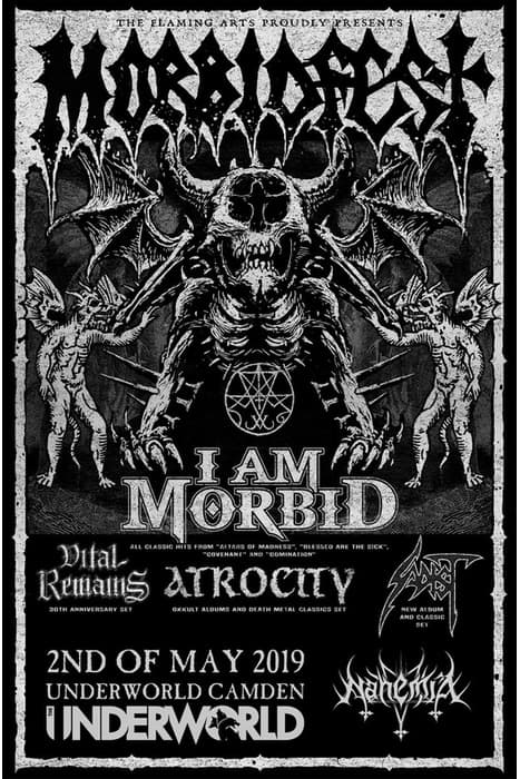 I Am Morbid Featuring David Vincent Atrocity Vital Remains Sadist 