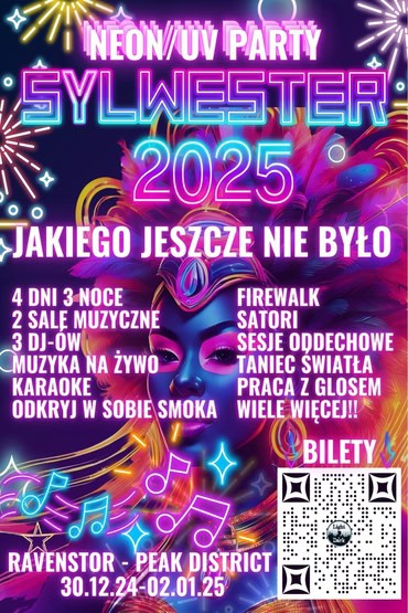 Odlotowy 3-NOCNY Sylwester w stylu NEON / UV! 2024/2025