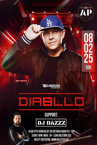 Trance Revolution: DJ Diabllo w Szkocji | Kirkcaldy